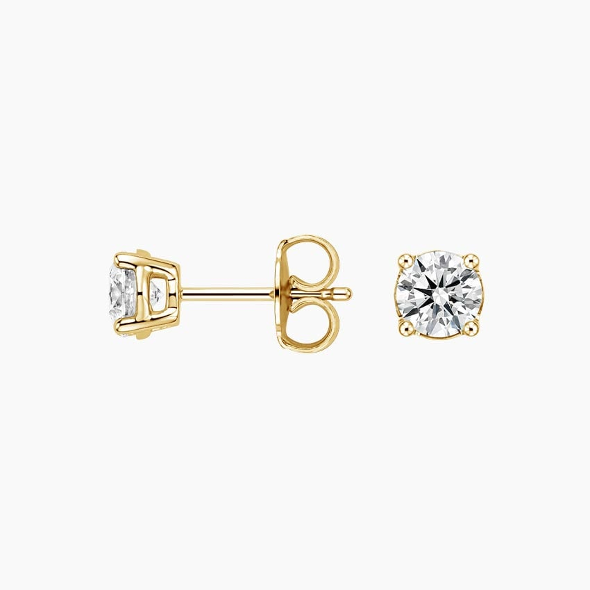 3/4 CTW Perfect 4-Prong Lab Grown Diamond Stud Earrings