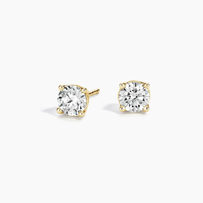 3/4 CTW Perfect 4-Prong Lab Grown Diamond Stud Earrings