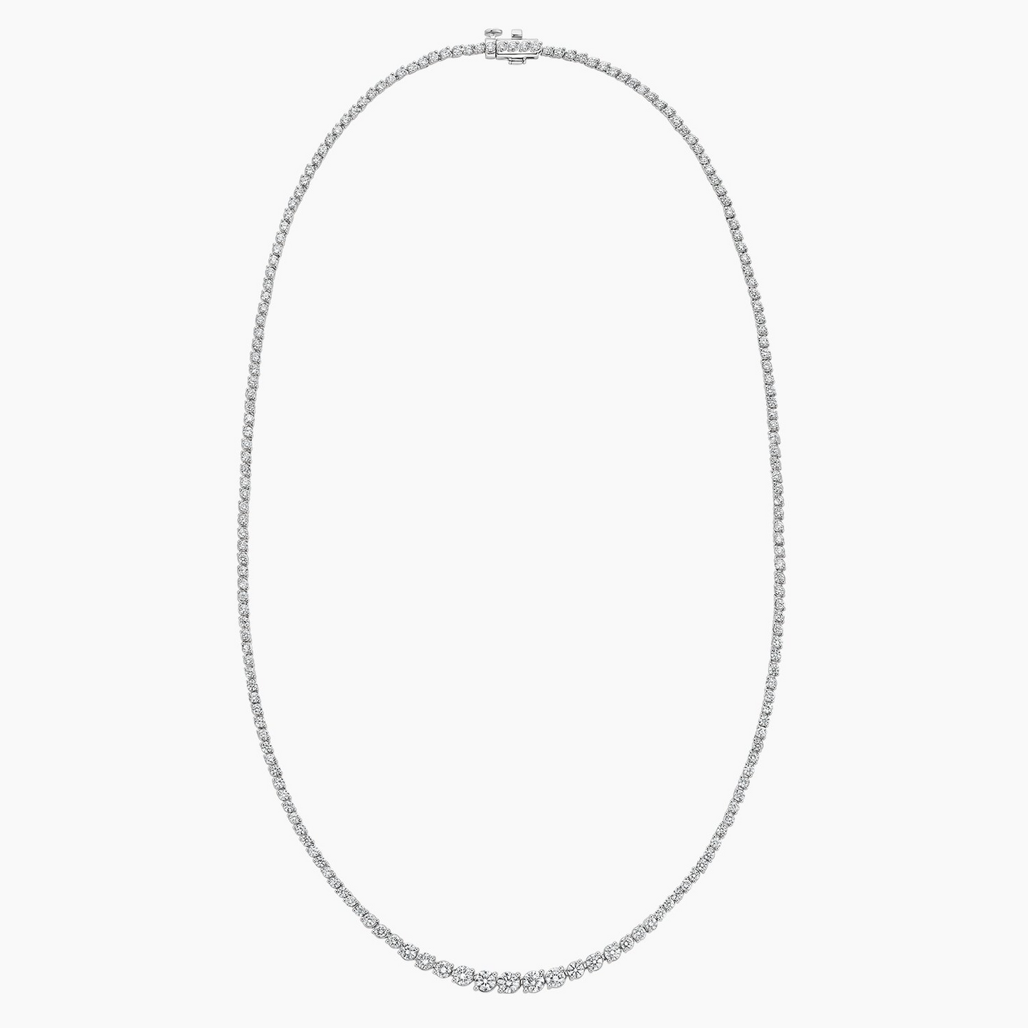 20 CTW Hayworth Lab Grown Diamond Riviere Tennis Necklace
