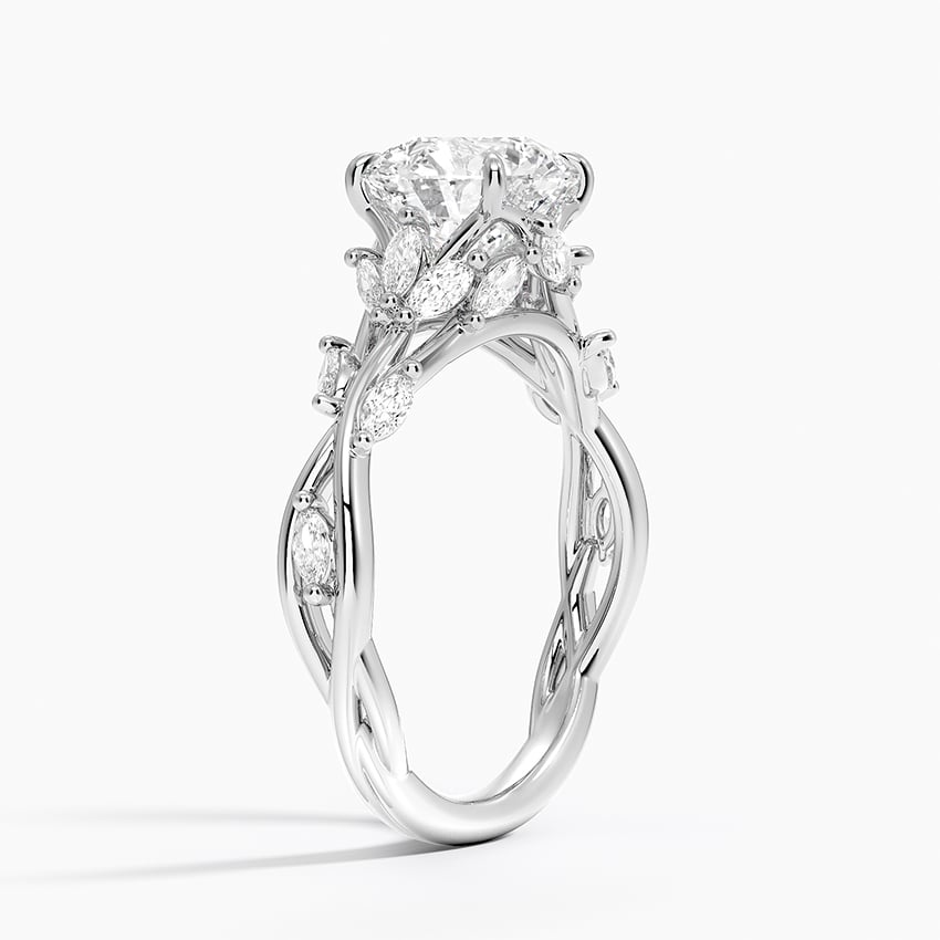 2 CT Lab Grown Diamond 18K Gold Lab Grown Engagement Ring