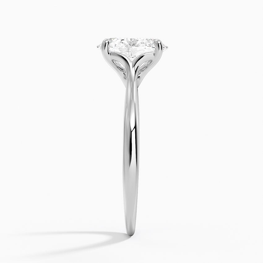 2 CT Lab Grown Diamond Solitaire Engagement Ring