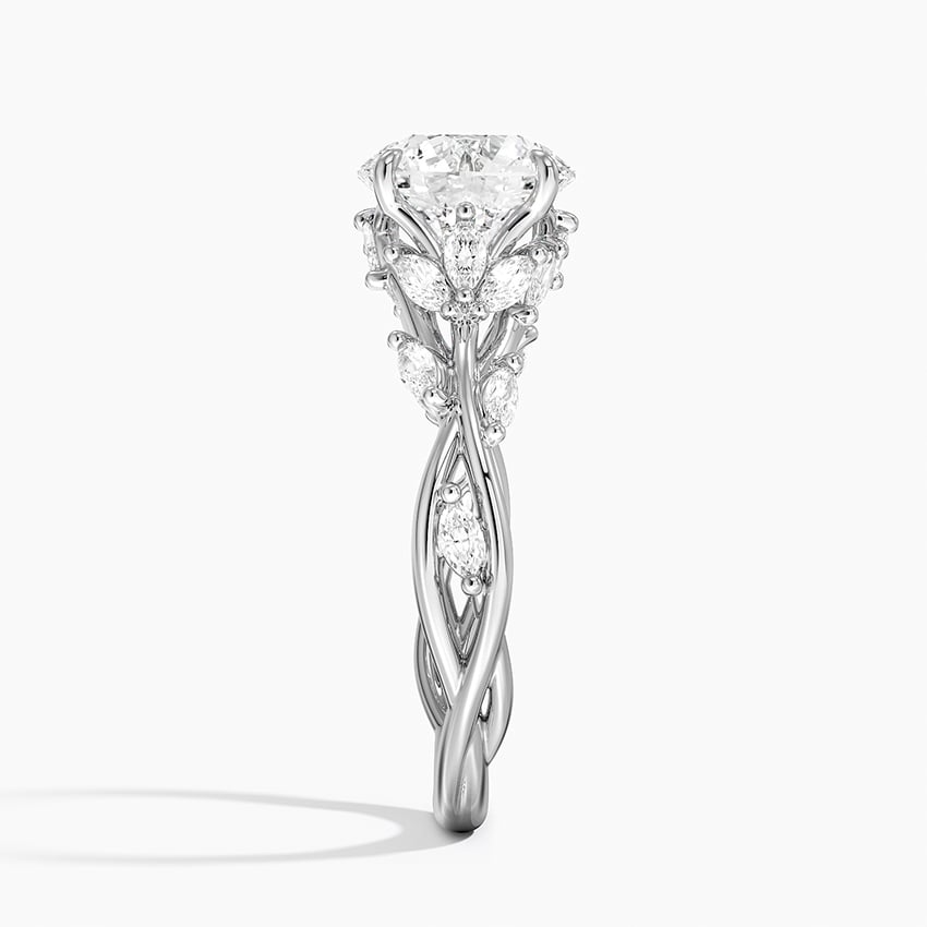 2 CT Lab Grown Diamond 18K Gold Lab Grown Engagement Ring