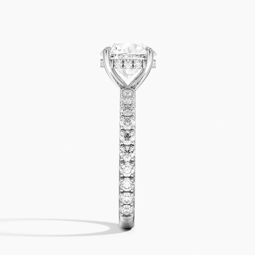 2 CT Round Lab Grown Diamond 18K Gold Solitaire Engagement Ring