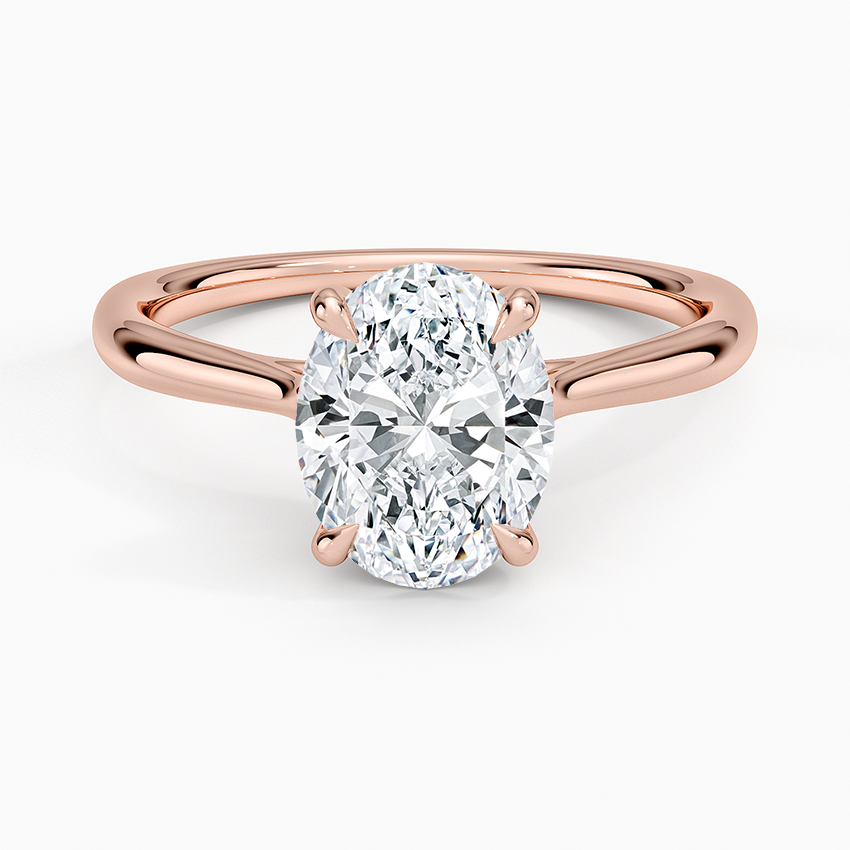 2 CT Lab Grown Diamond Solitaire Engagement Ring