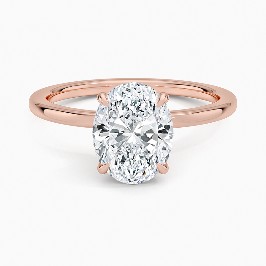 2 CT Solid Yellow Lab Grown Diamond Solitaire Engagement Ring