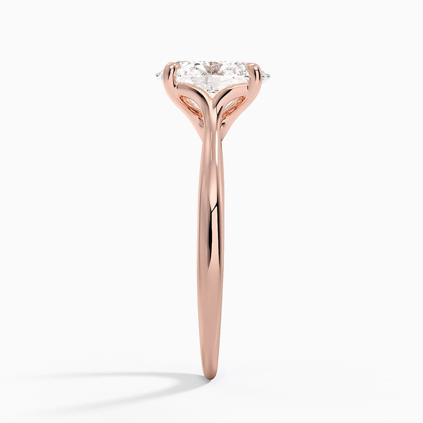 2 CT Lab Grown Diamond Solitaire Engagement Ring