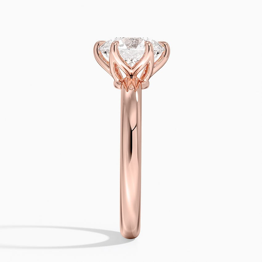 2 CT Lab Grown Diamond Solitaire Engagement Ring