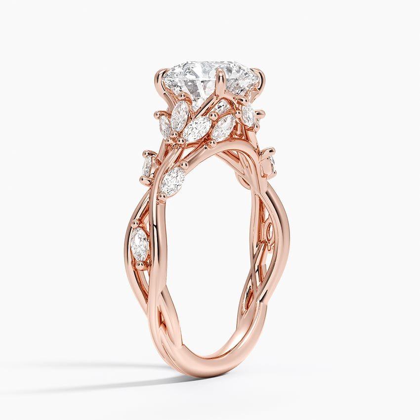 2 CT Lab Grown Diamond 18K Gold Lab Grown Engagement Ring