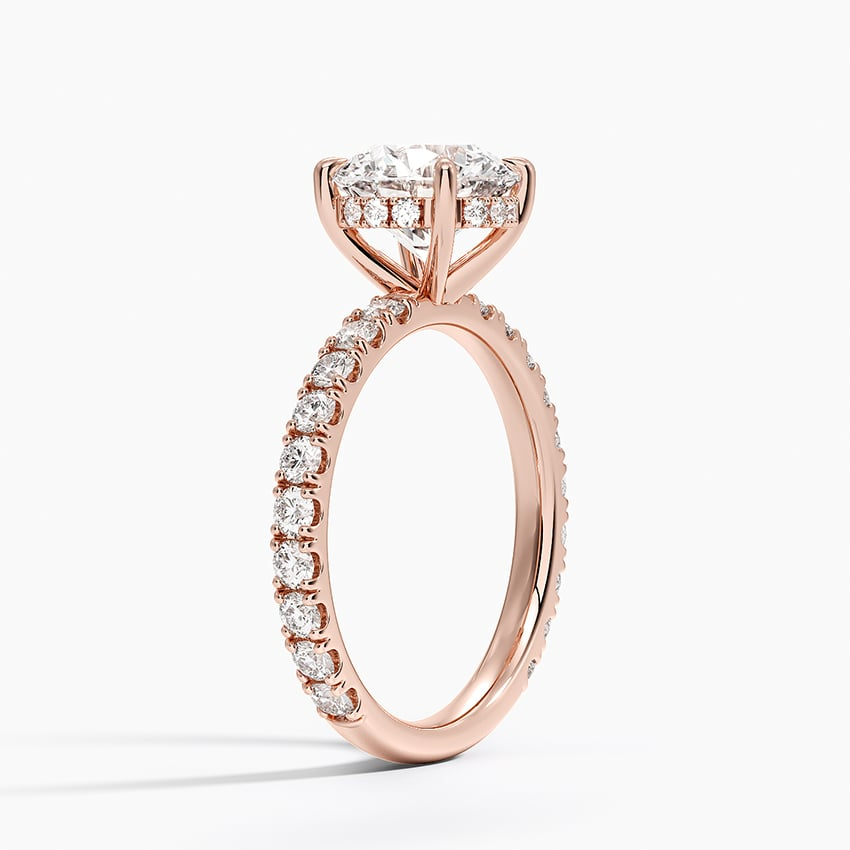 2 CT Round Lab Grown Diamond 18K Gold Solitaire Engagement Ring