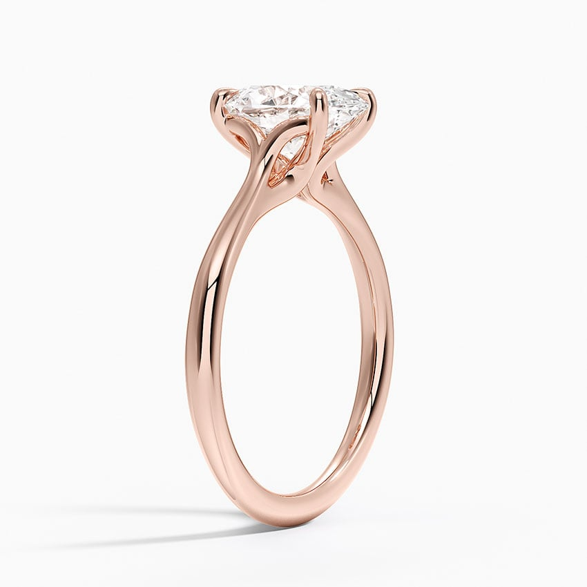 2 CT Lab Grown Diamond Solitaire Engagement Ring