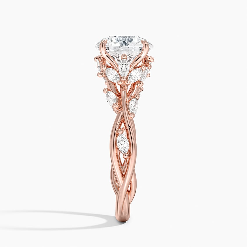 2 CT Lab Grown Diamond 18K Gold Lab Grown Engagement Ring