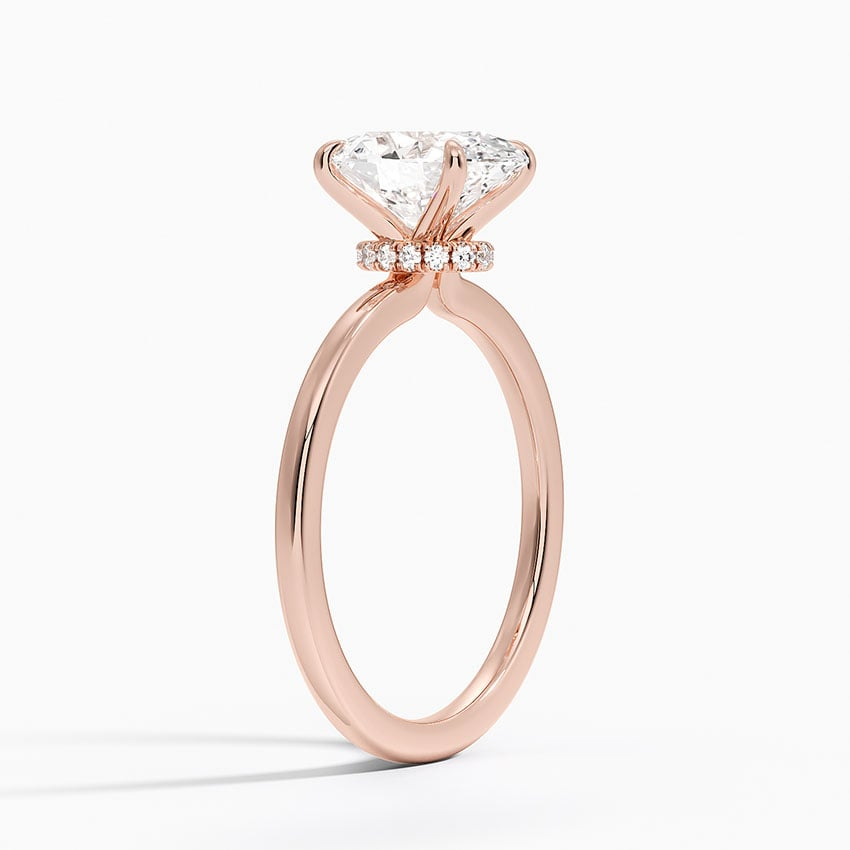 2 CT Solid Yellow Lab Grown Diamond Solitaire Engagement Ring
