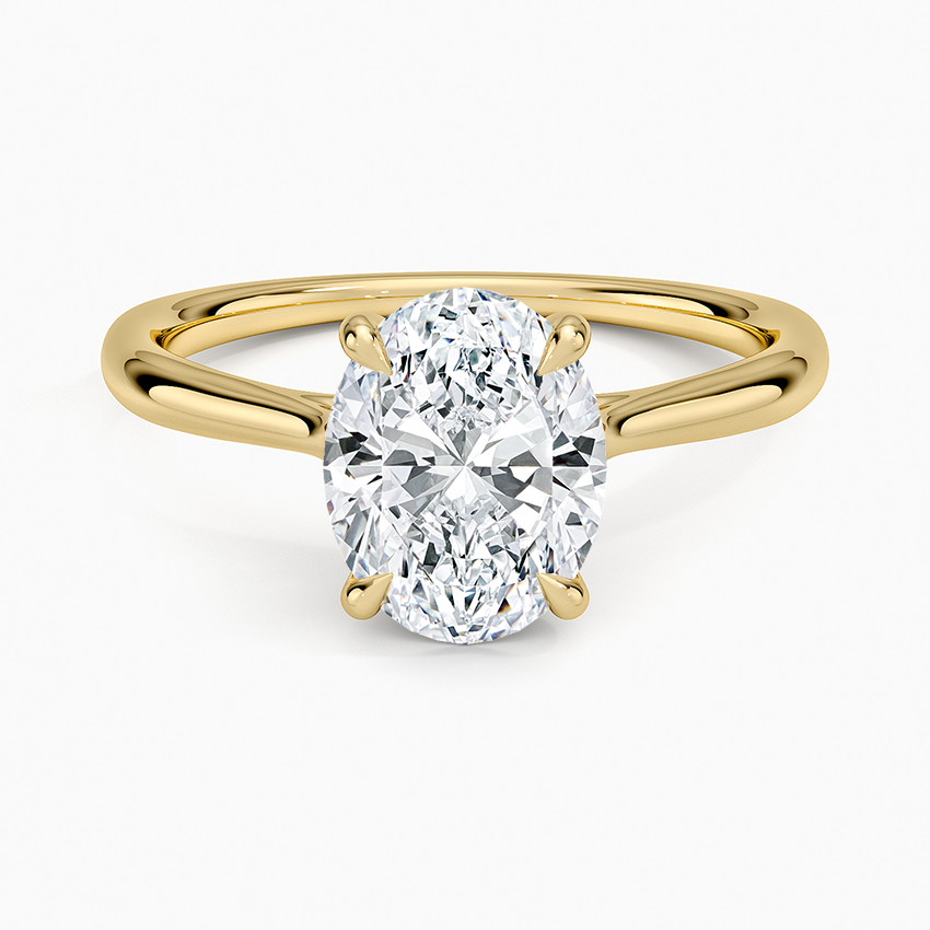 2 CT Lab Grown Diamond Solitaire Engagement Ring