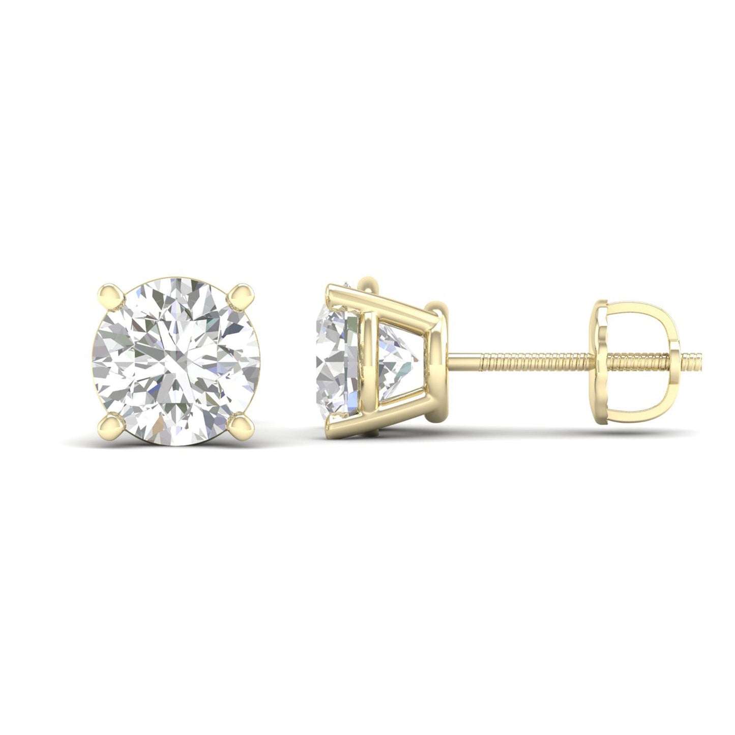 9 CTW Lab Grown Diamond Dainty Stud Earring