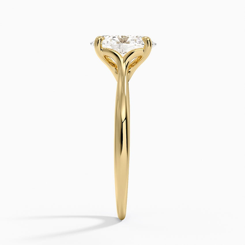 2 CT Lab Grown Diamond Solitaire Engagement Ring