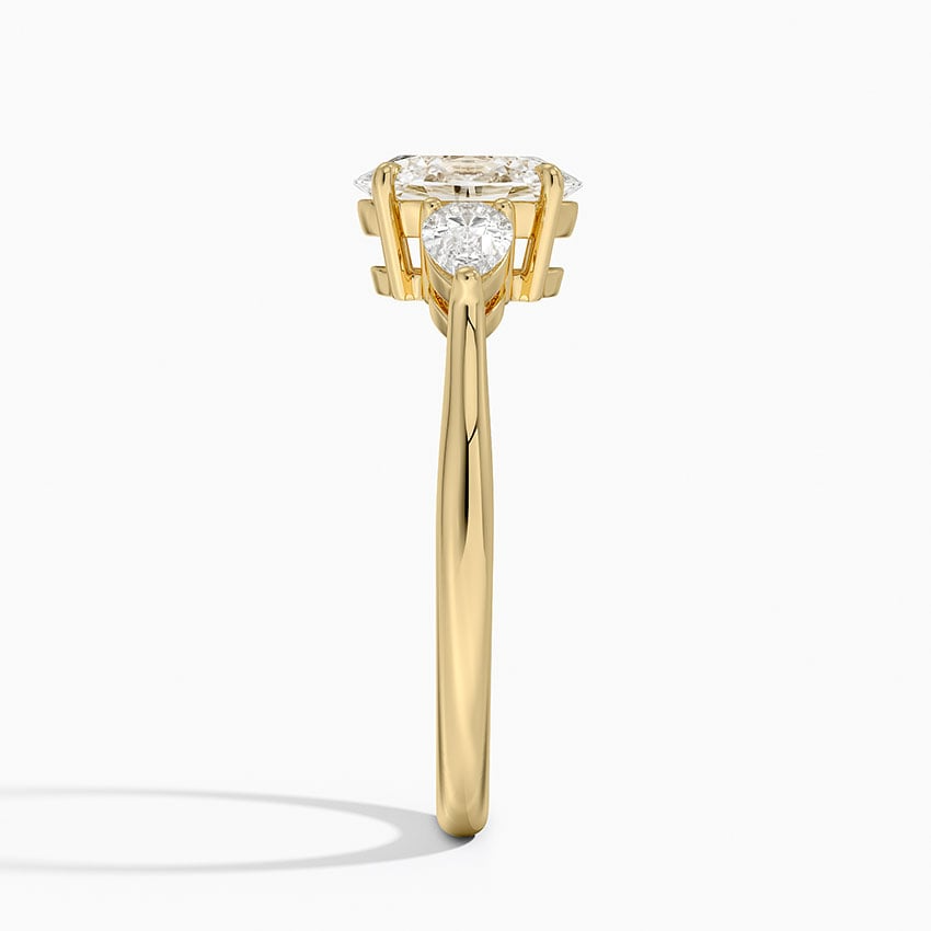 1 CT Lab Grown Diamond Cluster Engagement Ring