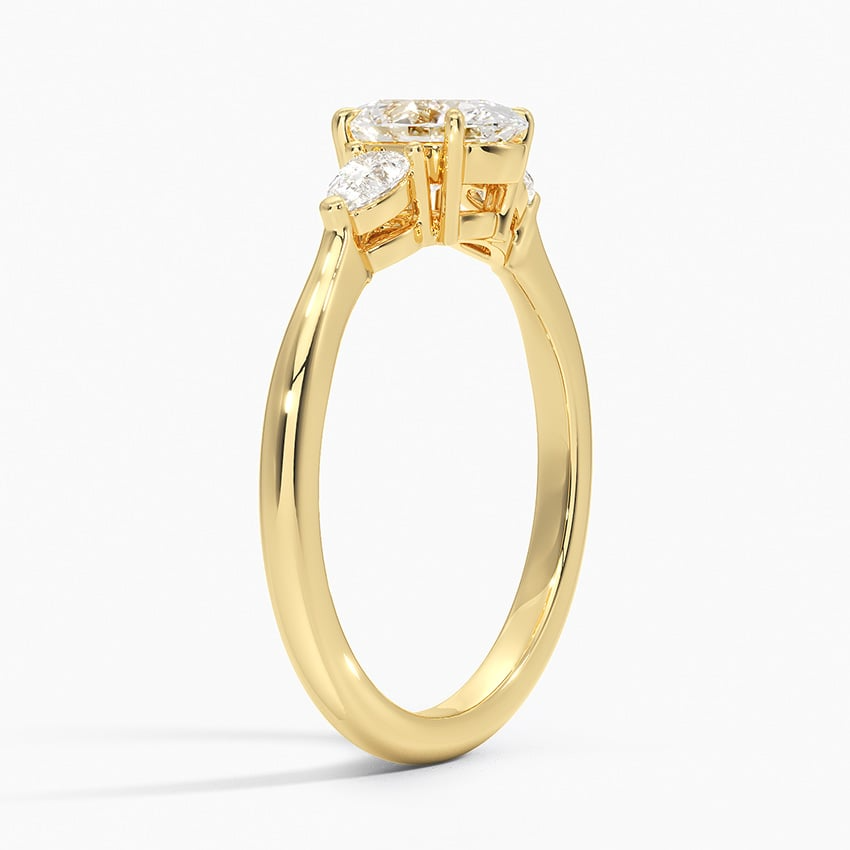 3/4 CT Lab Grown Diamond 3 Stone Engagement Ring