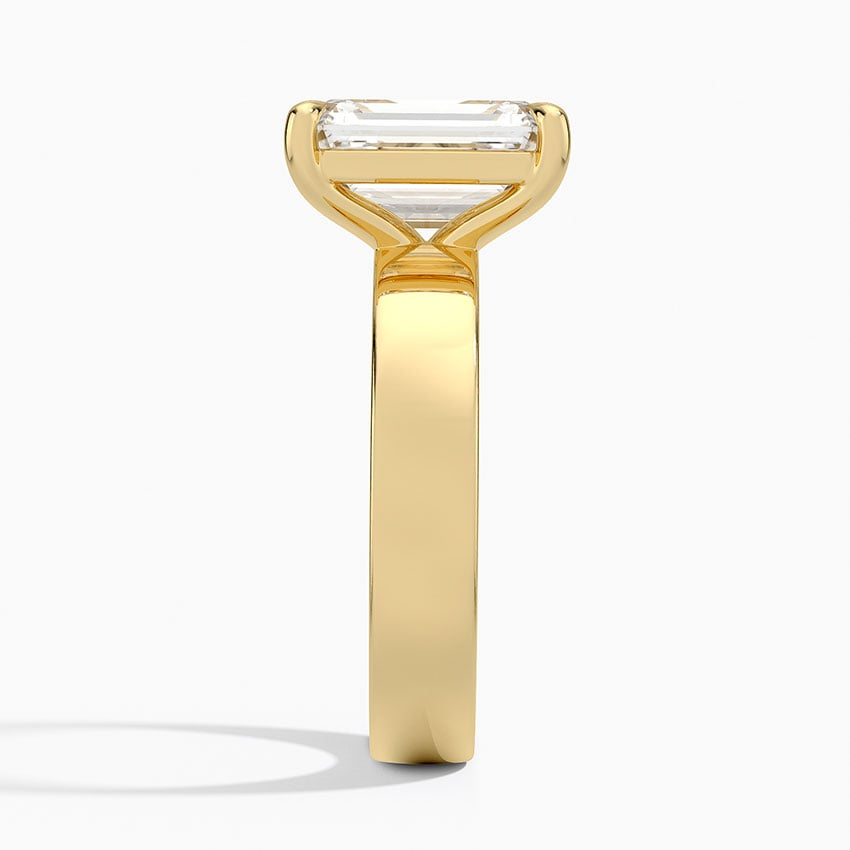3 CT 18K Yellow Gold Lab Grown Diamond Solitaire Ring