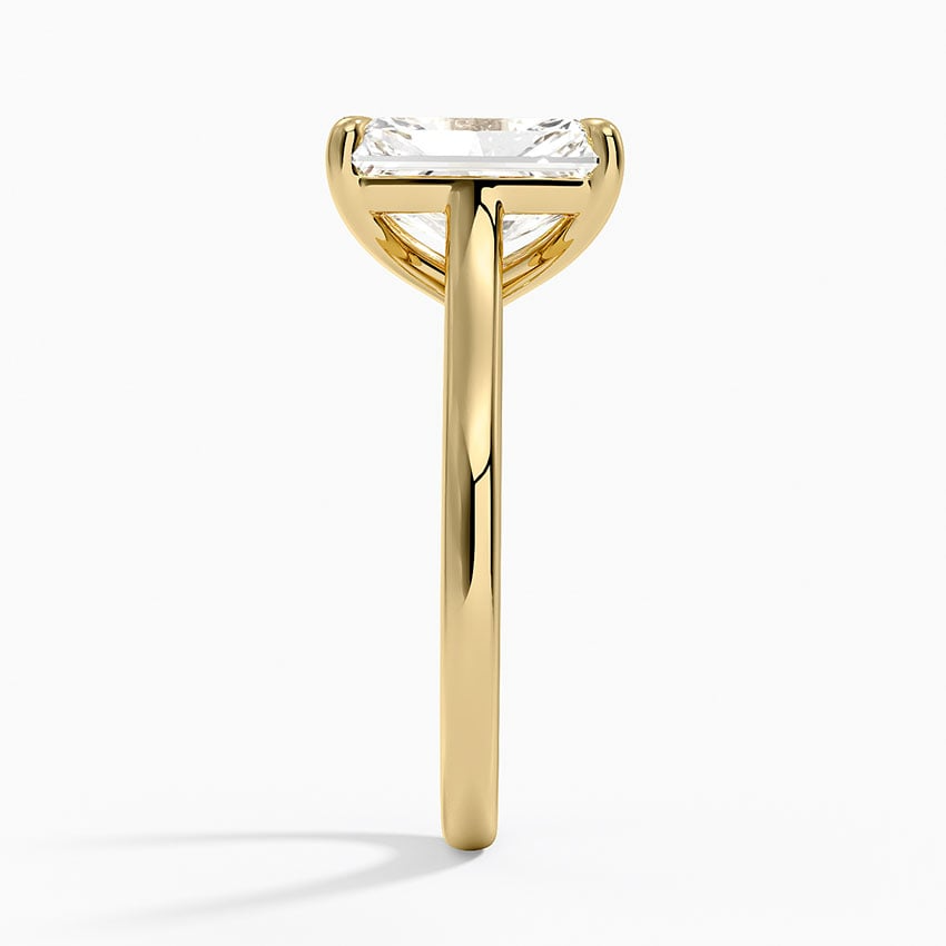 3 CT Lab Grown Diamond Radiant Cut Solitaire Engagemet Ring