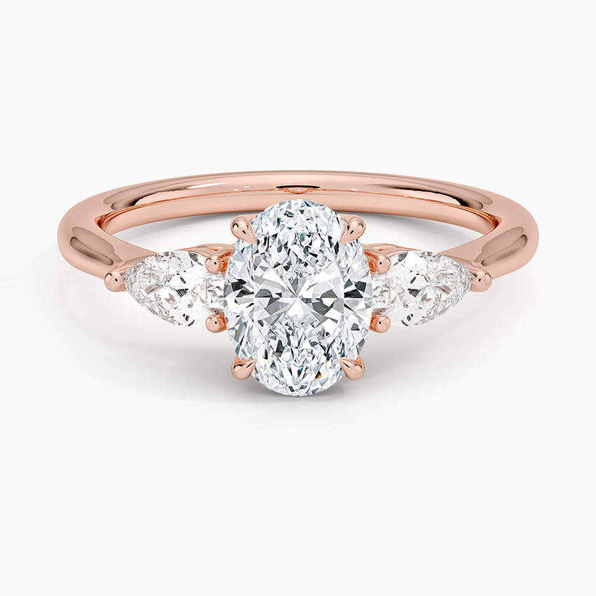 1 CT Lab Grown Diamond Cluster Engagement Ring