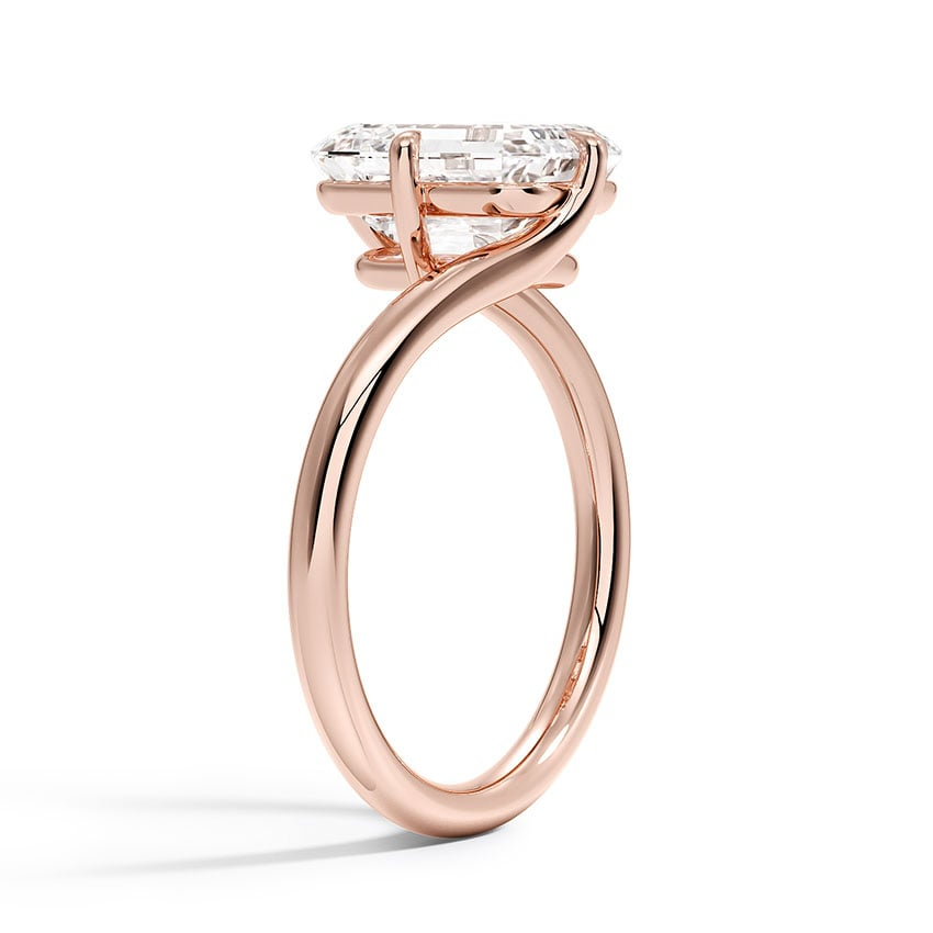 1 1/2 CT Bypass Sank Lab Grown Diamond Oval Cut Ring