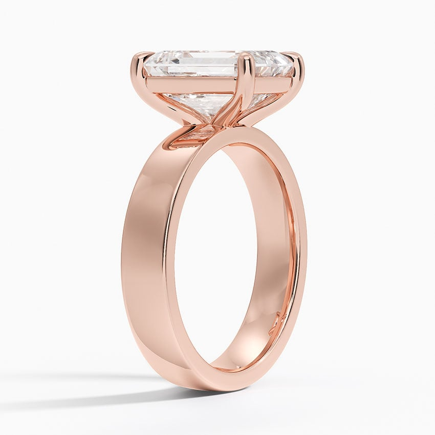 3 CT 18K Yellow Gold Lab Grown Diamond Solitaire Ring