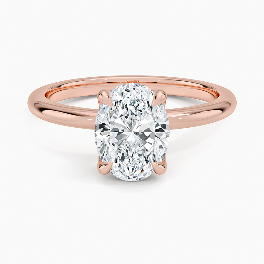 1 1/2 CT Lab Grown Diamond Solitaire Engagement Ring