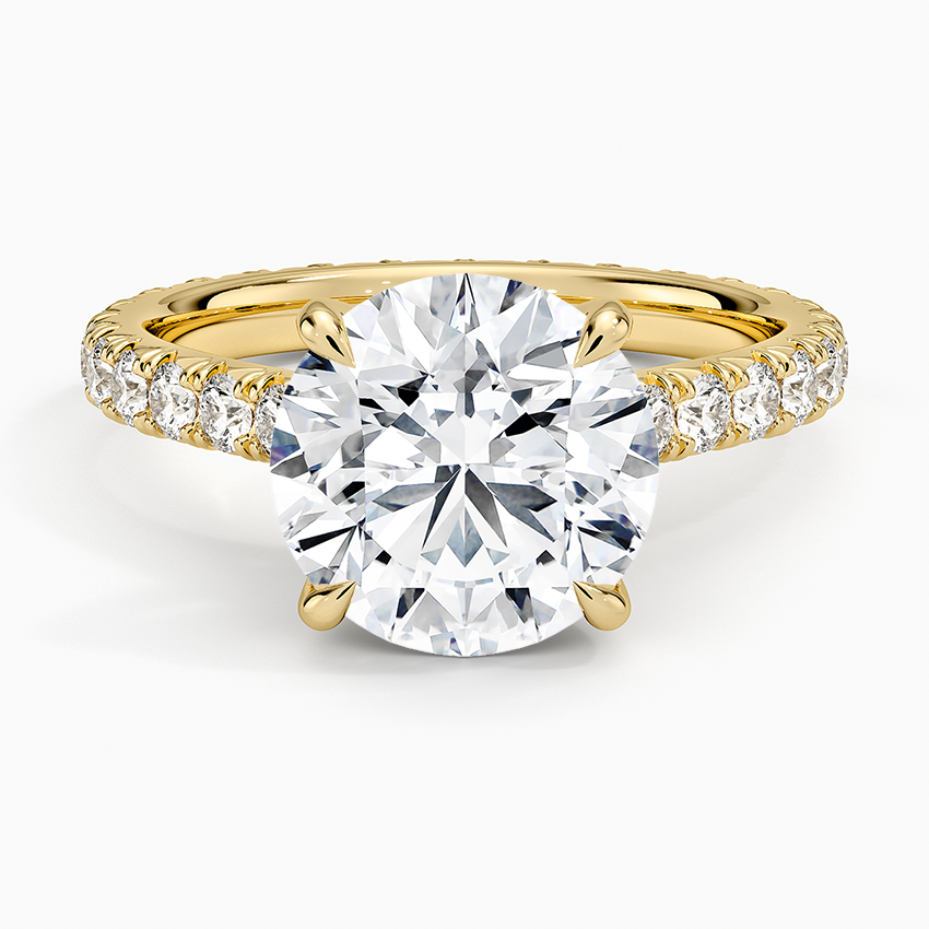 3 CT Lab Grown Diamond Round Cut Full Eternity Ring