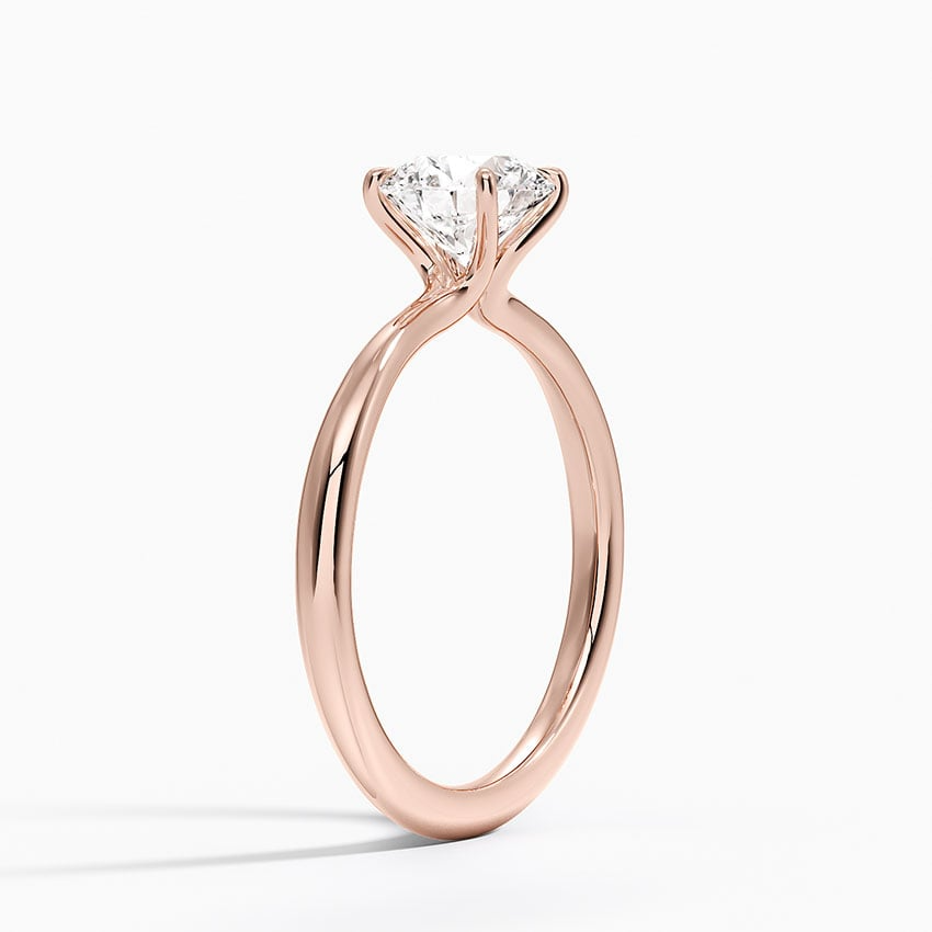 1 CT Solitaire Lab Grown Diamond Engagement Ring