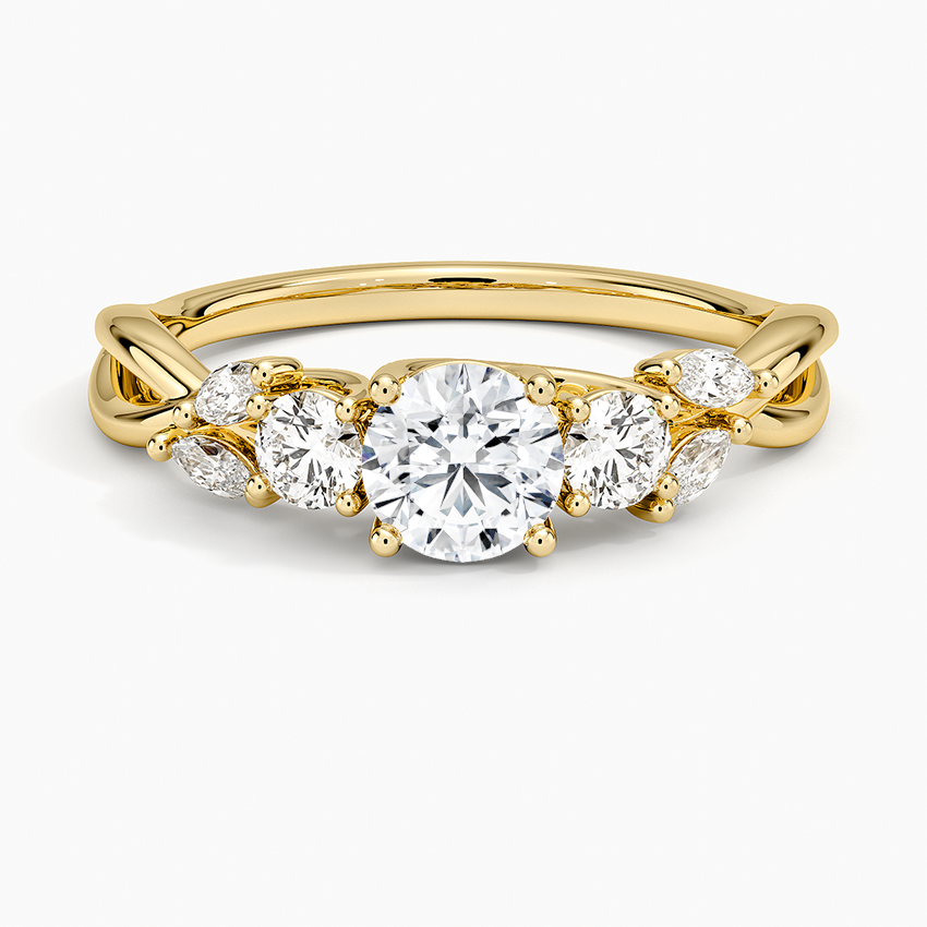 1/2 CT Lab Grown Diamond 7 Stone Engagement Ring