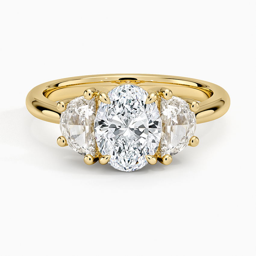 1 1/4 CT Lab Grown Diamond 3 Stone Engagement Ring