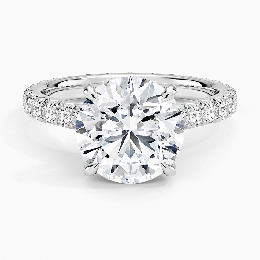3 CT Lab Grown Diamond Round Cut Full Eternity Ring