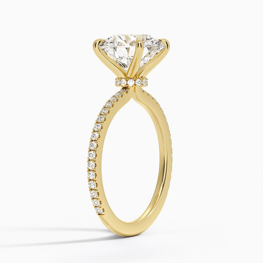 3 CT 925 Sterling Silver Labgrown Diamond Engagement Ring