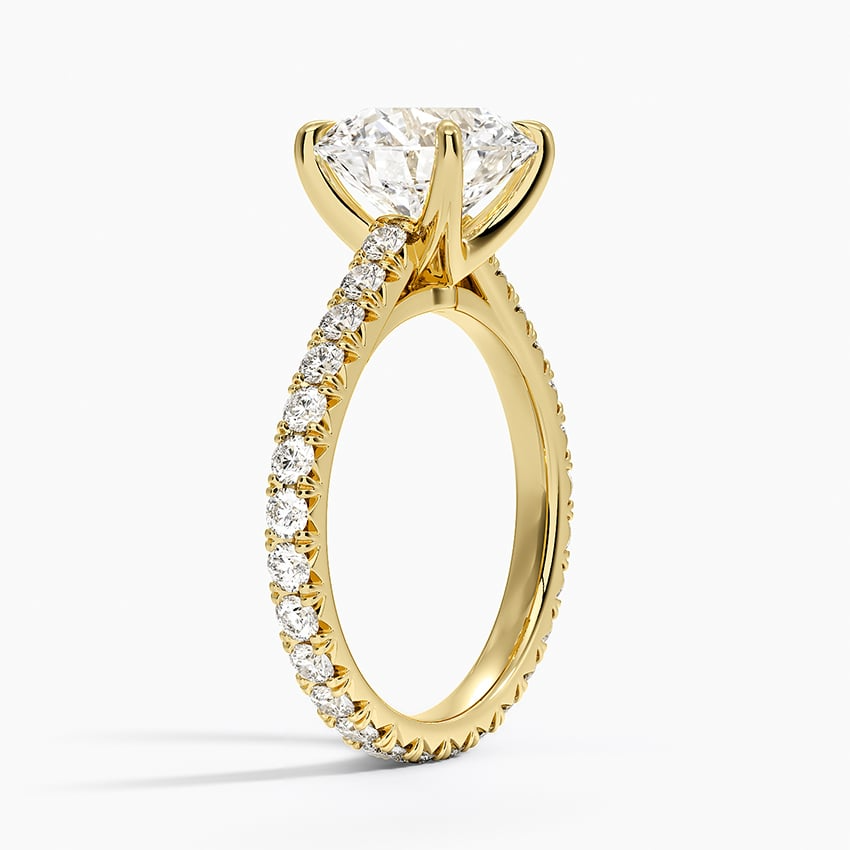 3 CT Lab Grown Diamond Round Cut Full Eternity Ring