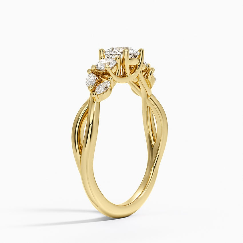 1/2 CT Lab Grown Diamond 7 Stone Engagement Ring