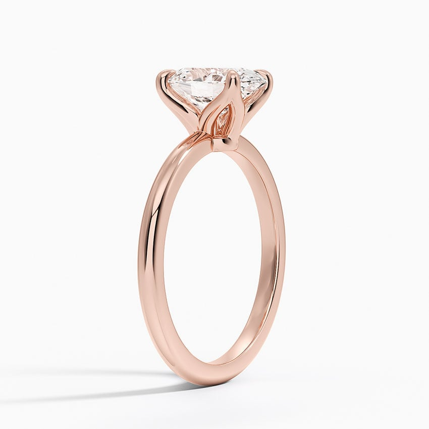 1 1/2 CT Lab Grown Diamond Solitaire Engagement Ring