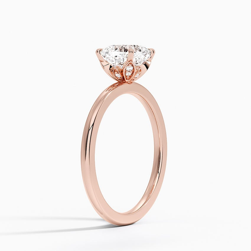 1 1/4 CT Cusion Cut Lab Grown Diamond Solitaire Ring