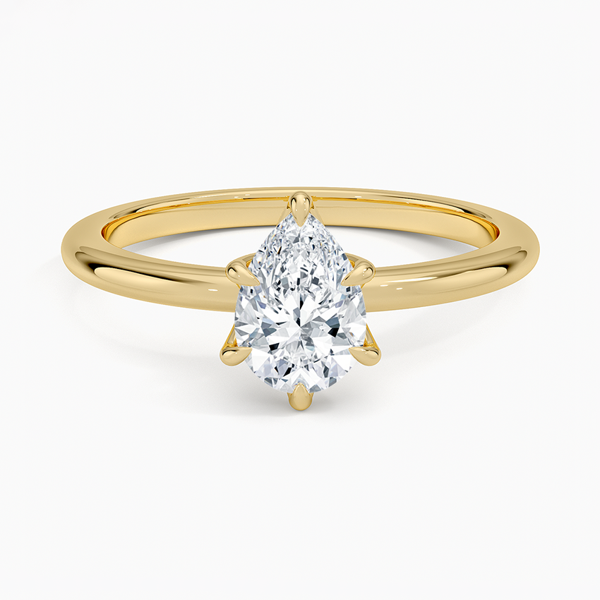 3/4 CT 18k Yellow Gold Labgrown Diamond Ring