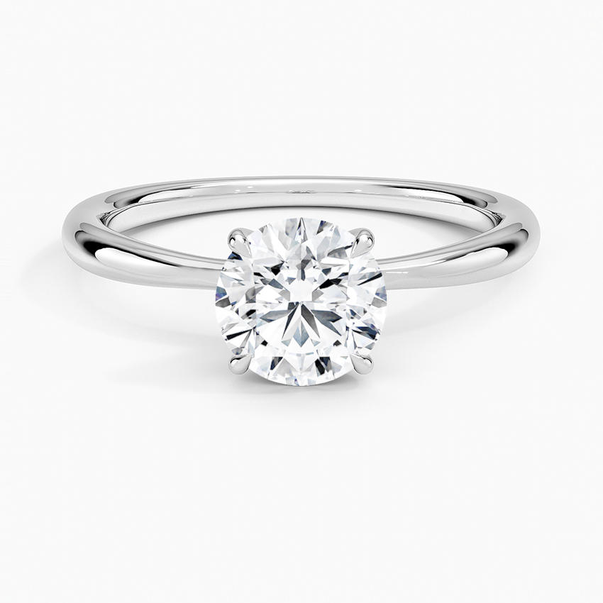 1 CT Solitaire Lab Grown Diamond Engagement Ring