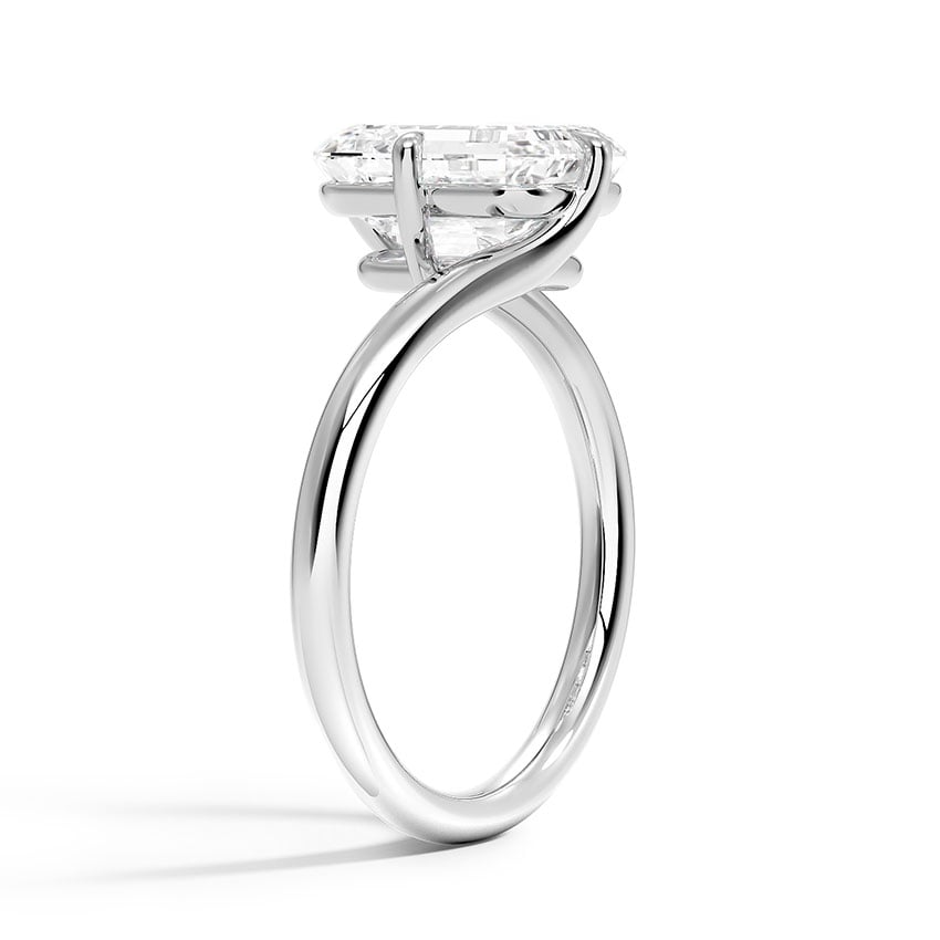 1 1/2 CT Bypass Sank Lab Grown Diamond Oval Cut Ring
