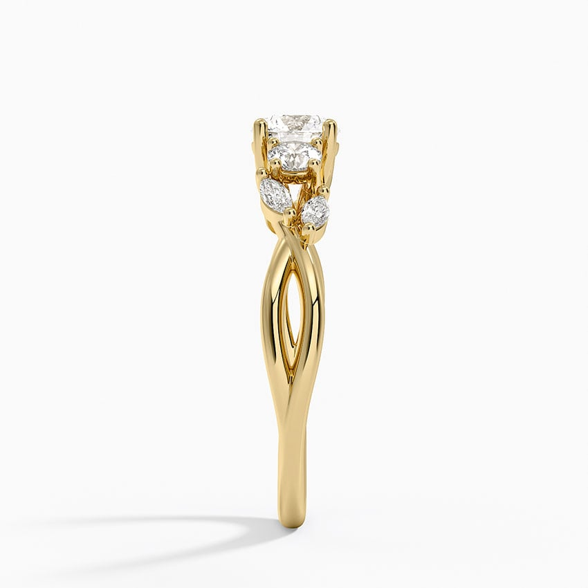 1/2 CT Lab Grown Diamond 7 Stone Engagement Ring