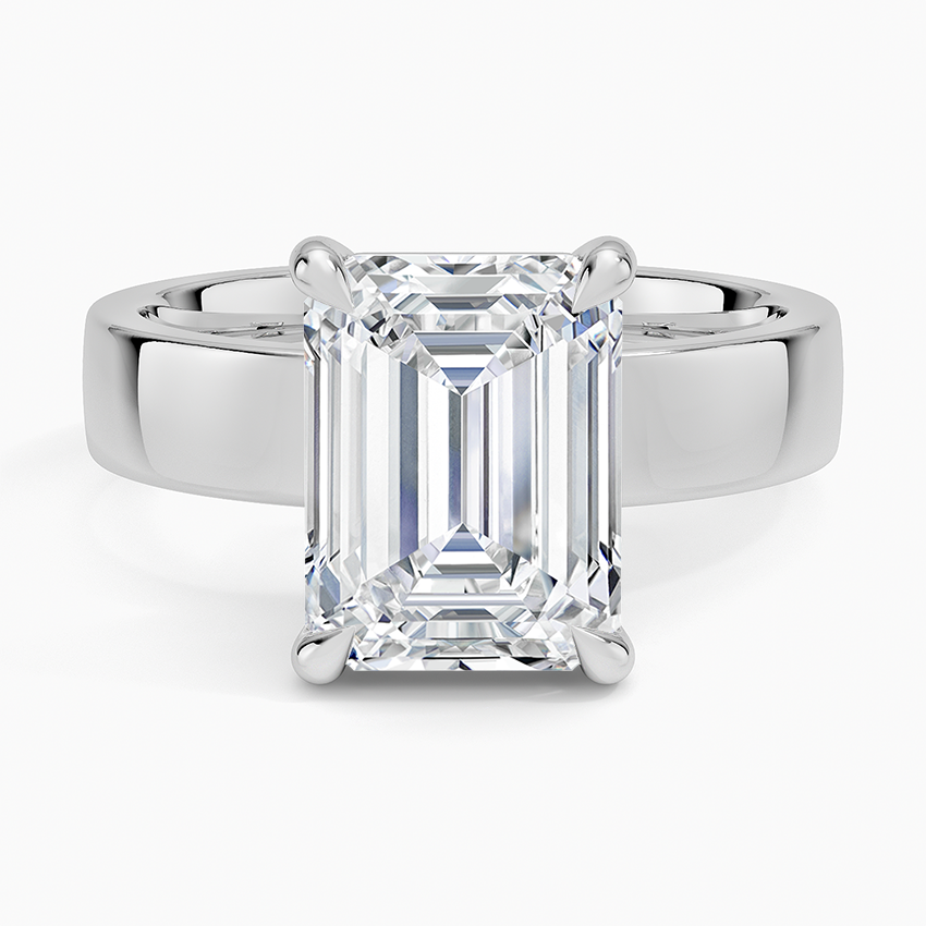 3 CT 18K Yellow Gold Lab Grown Diamond Solitaire Ring