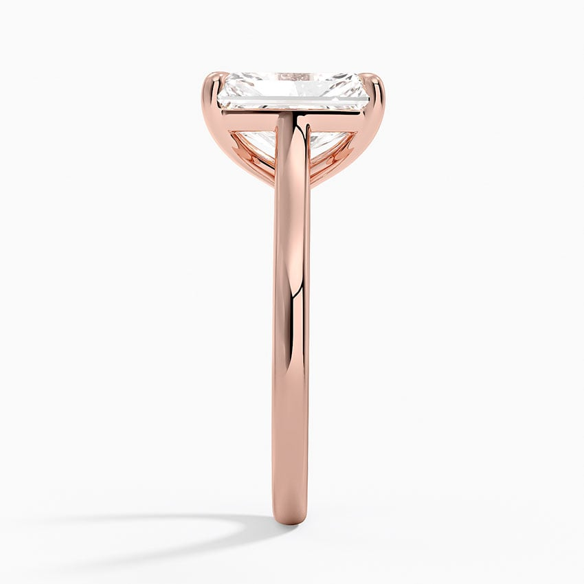3 CT Lab Grown Diamond Radiant Cut Solitaire Engagemet Ring