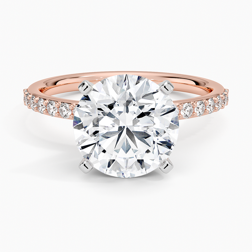 3 CT Two Ton Lab Grown Diamond Half Eternity Ring