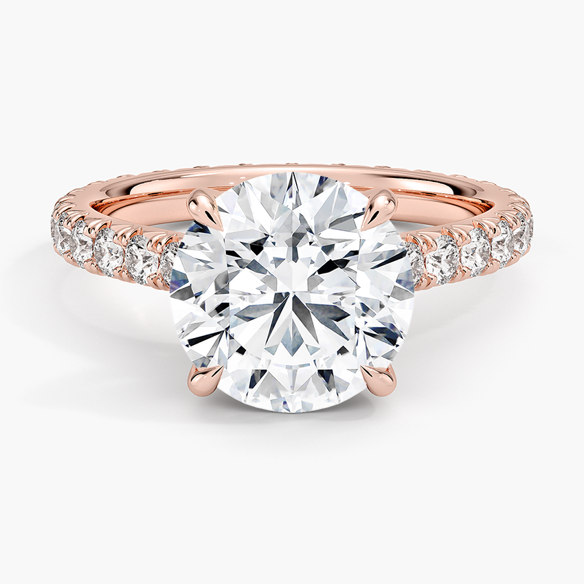 3 CT Lab Grown Diamond Round Cut Full Eternity Ring