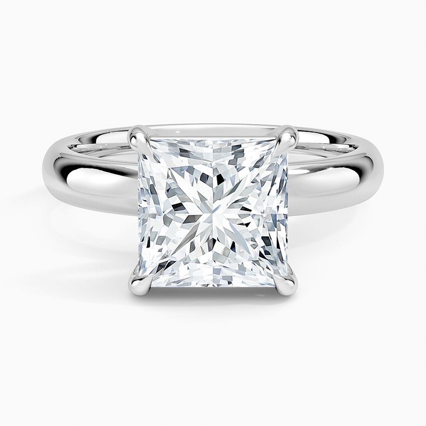 2 1/2 Lab Grown Diamond Solitaire Engagement Ring