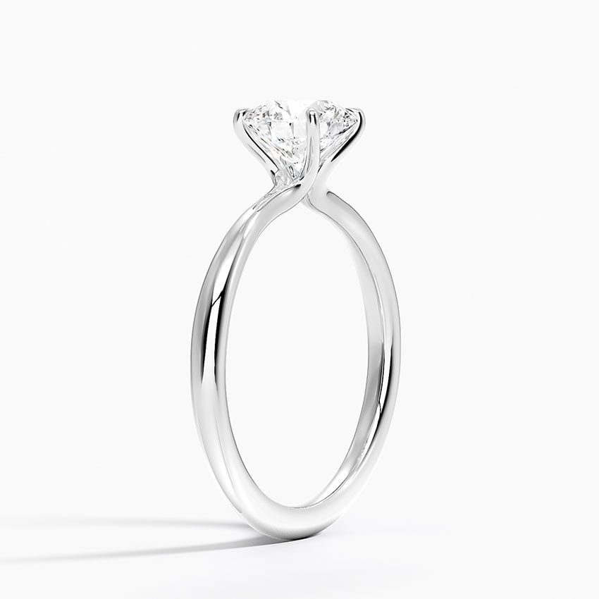 1 CT Solitaire Lab Grown Diamond Engagement Ring