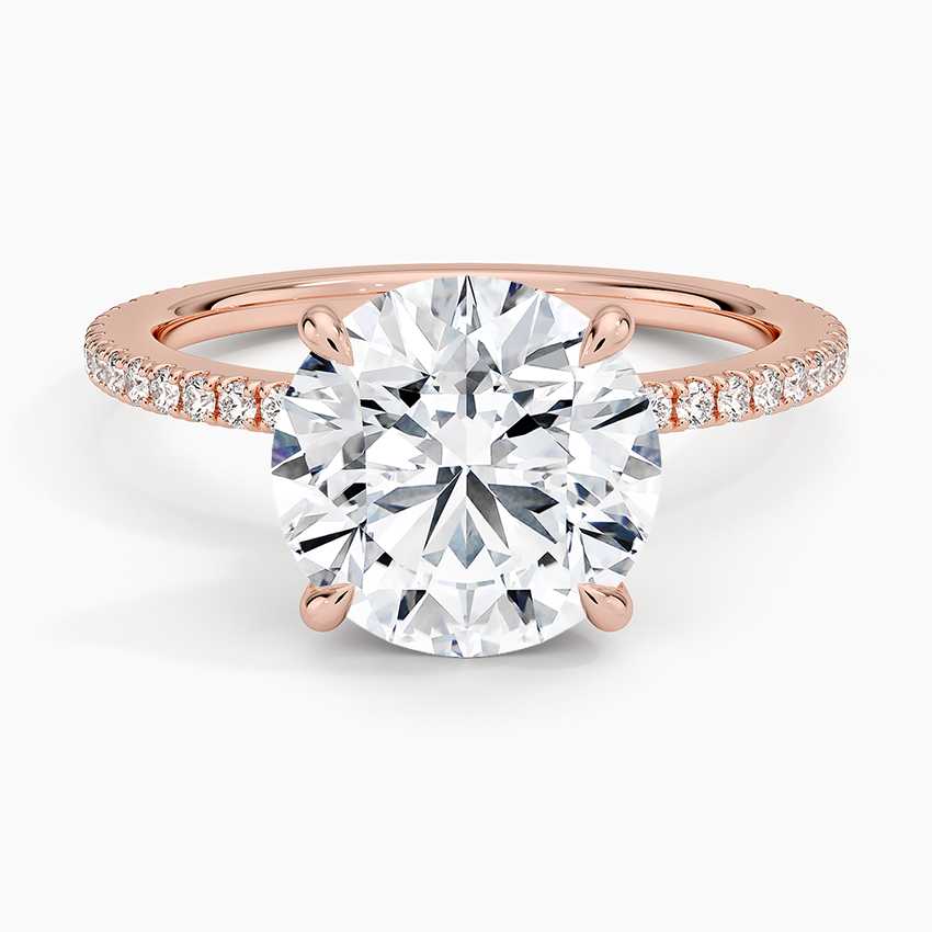 3 CT 925 Sterling Silver Labgrown Diamond Engagement Ring