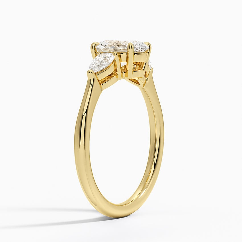 1 CT Lab Grown Diamond Cluster Engagement Ring