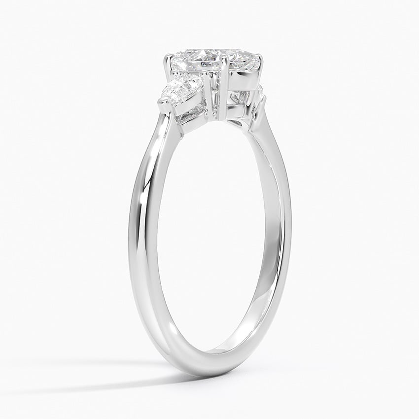 3/4 CT Lab Grown Diamond 3 Stone Engagement Ring